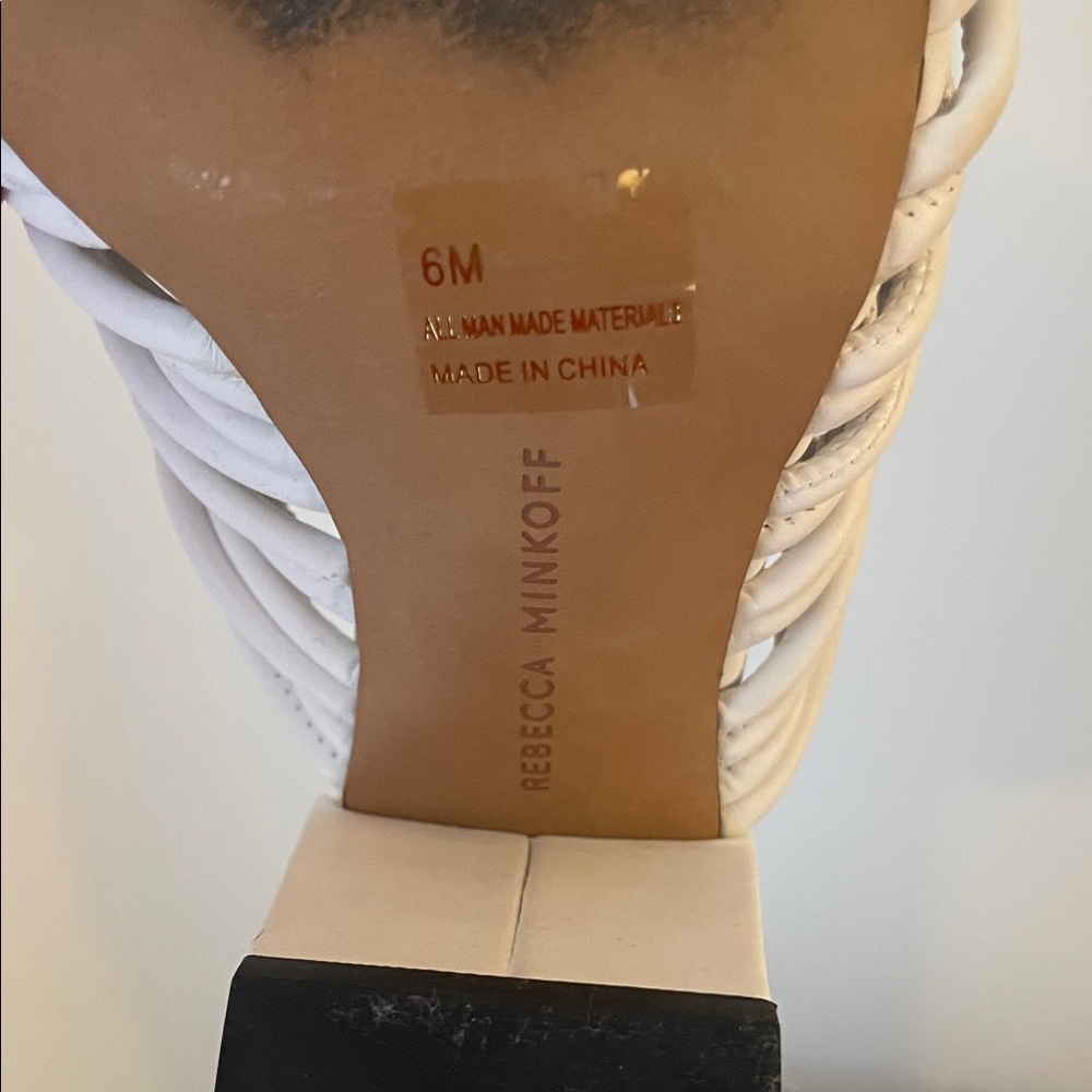 Rebecca Minkoff Calanthe Strappy Sandals White - Picture 7 of 8